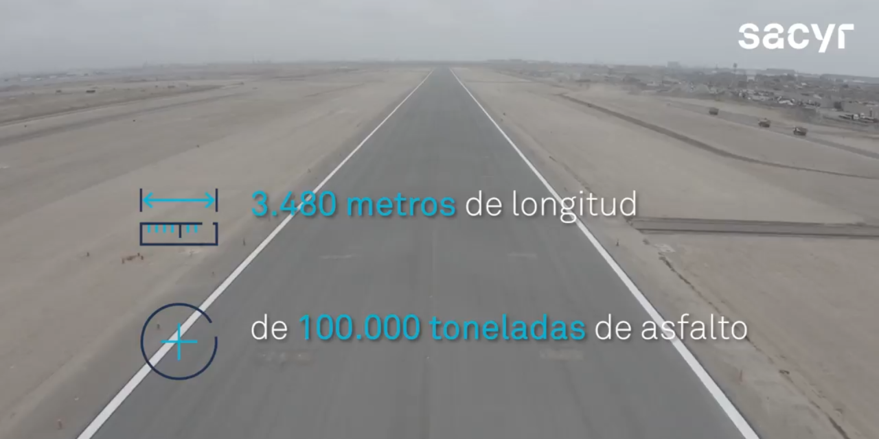 Sacyr finaliza la segunda pista del Aeropuerto de Lima