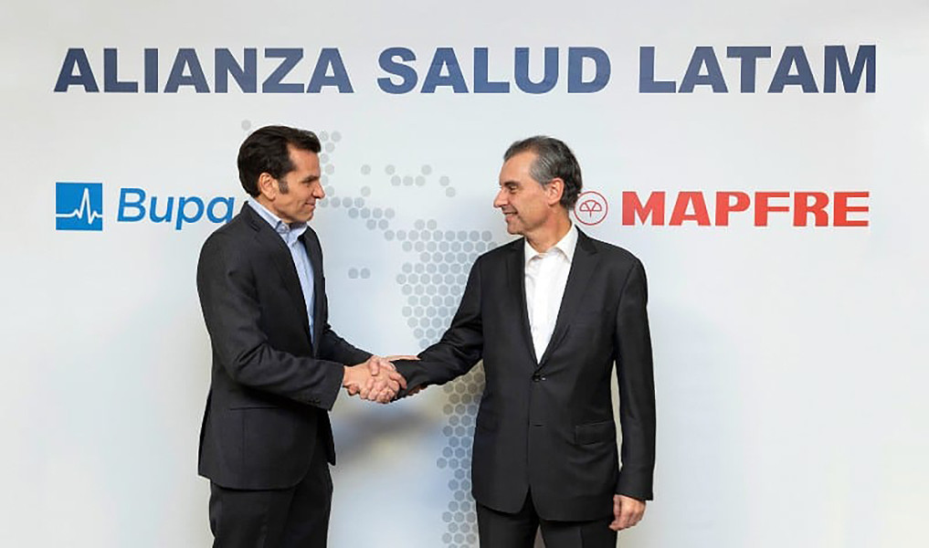 Acuerdo Bupa-Mapfre para Latinoamérica